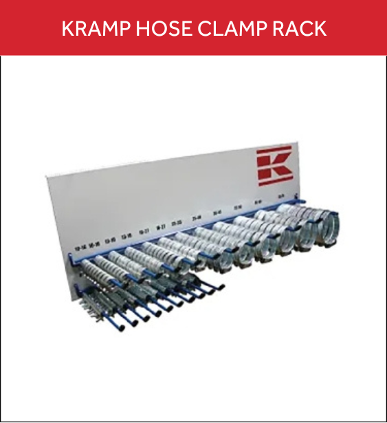 Hose clamp rack 